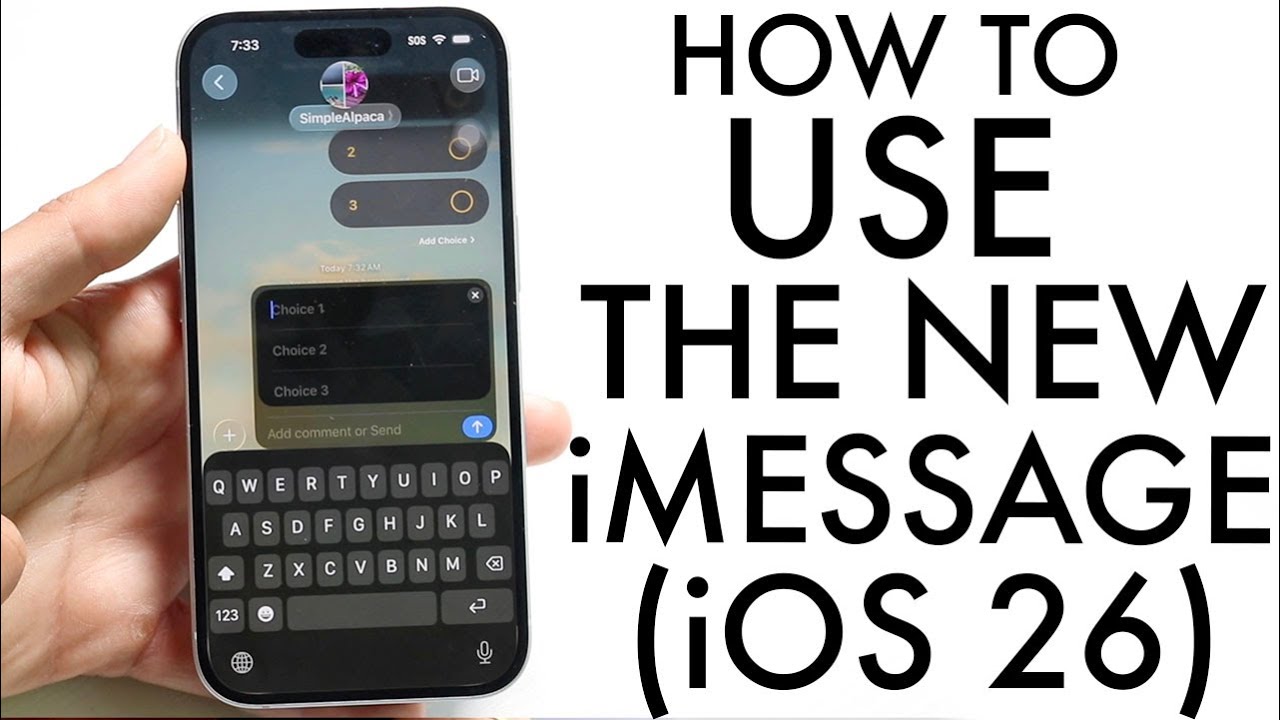 Как использовать новое приложение iMessage на iOS 26!