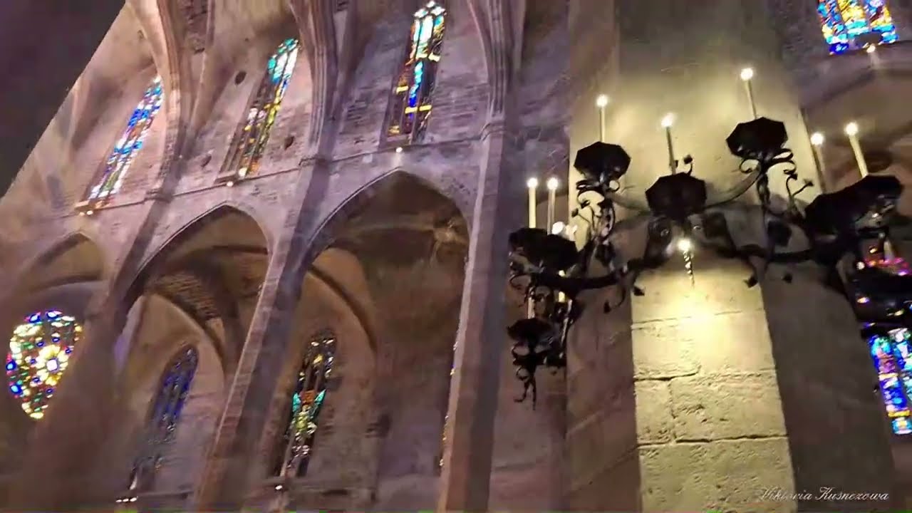Kathedrale la Seu-Кафедральный соборСанта-Мария,ЛаСеу—готический кафедральный собор епархии Мальорки