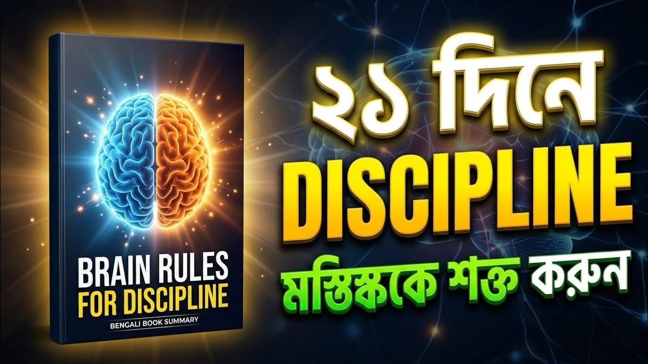 ২১ দিনে Discipline তৈরি করুন | Brain Rules for Discipline Bangla Summary