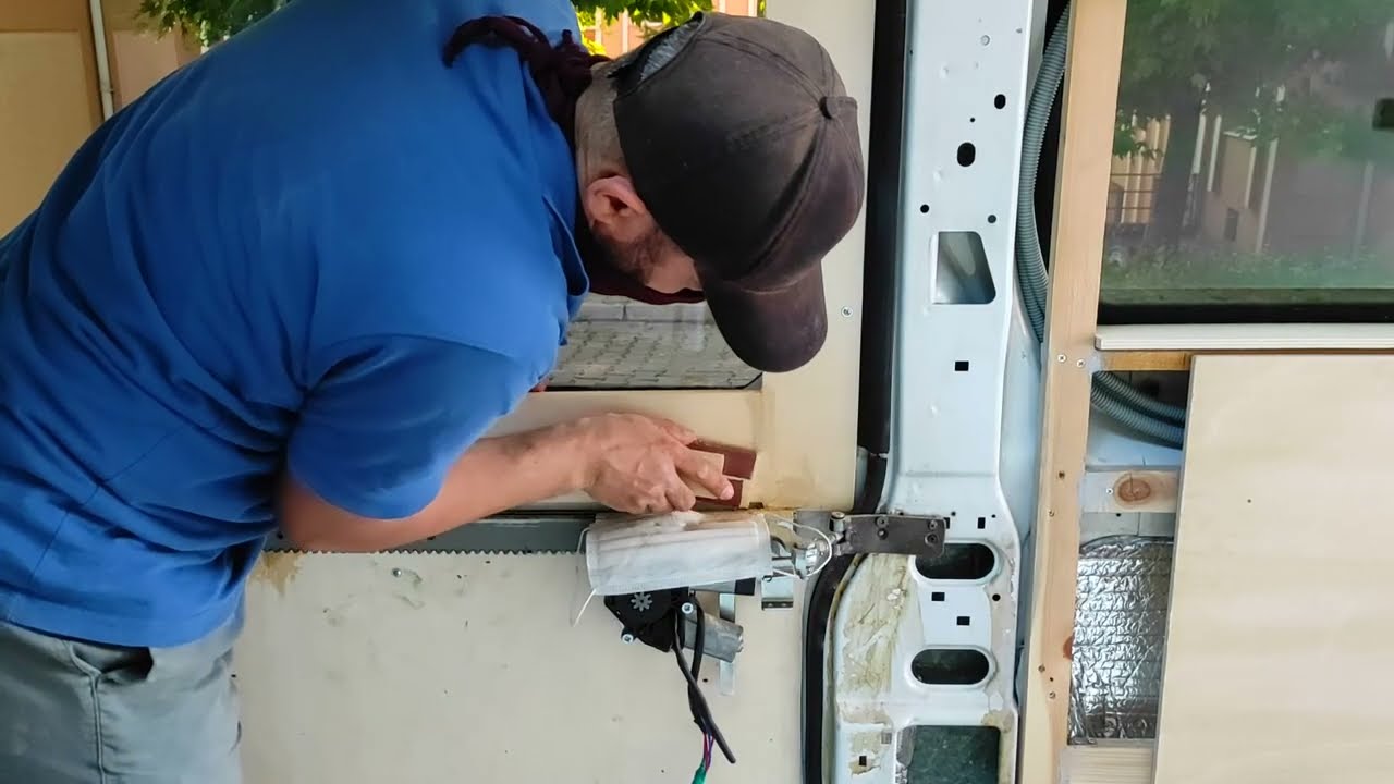 Otomatik kapı ve Arka köşe direk kontralarının hazırlanması / DETAYLI KARAVAN YAPIMI