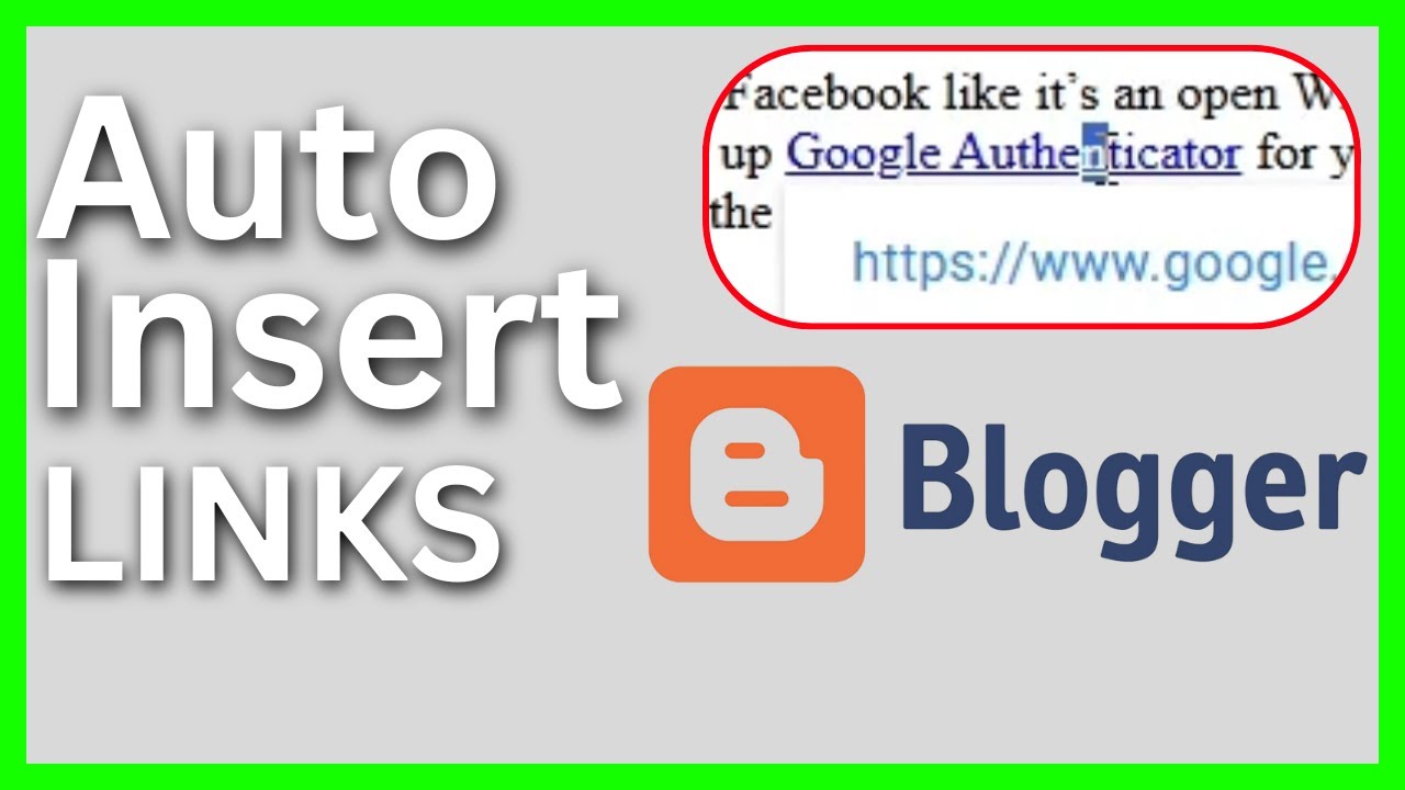Как автоматически вставлять ссылки поиска Google в Blogger | Новое руководство по инструменту Blo...