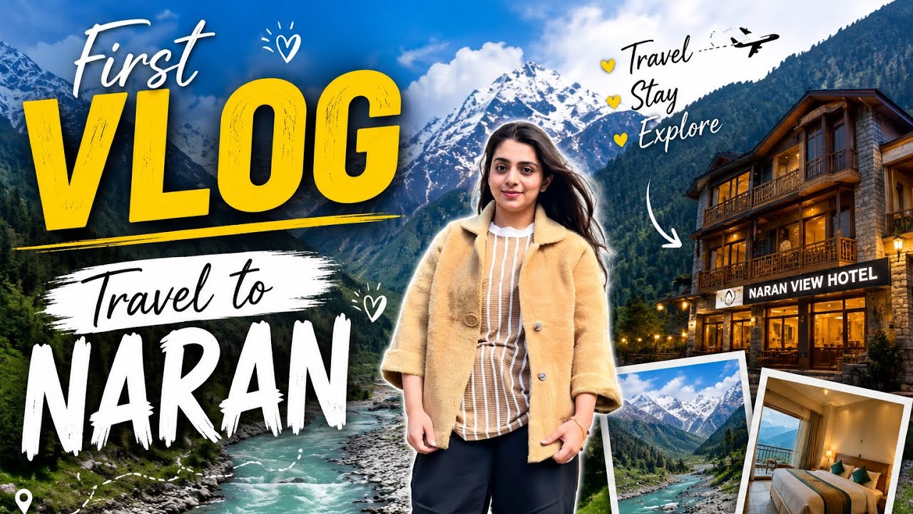 Naran family trip | Travel vlog & night journey 🌌