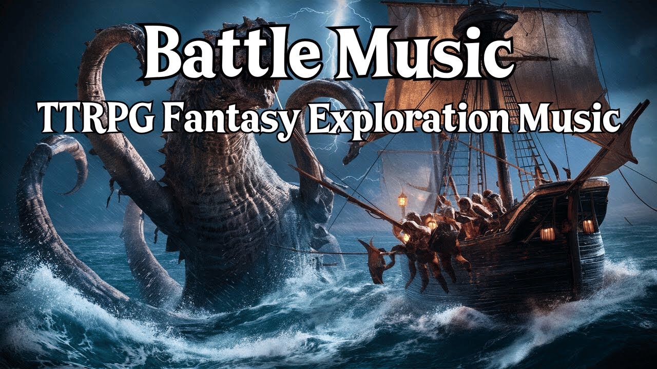 Battle Music | Sea Monster Battle Music | D&D TTRPG Music | RPG Fantasy Exploration Music