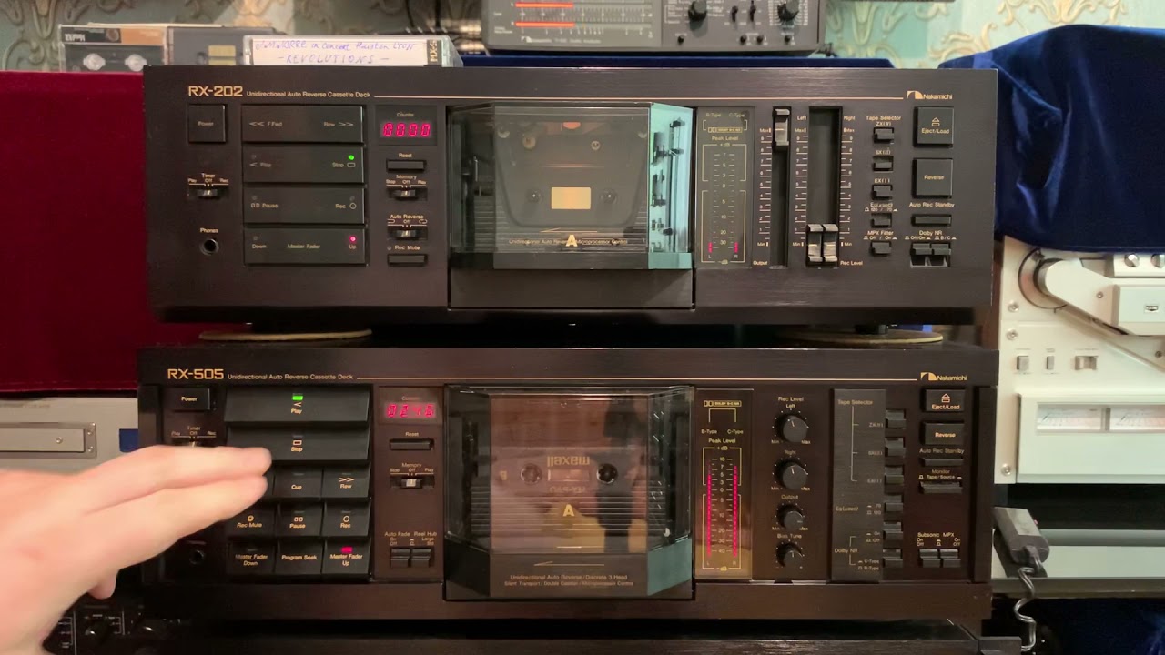 Nakamichi RX-202 супротив RX-505. Revolution.