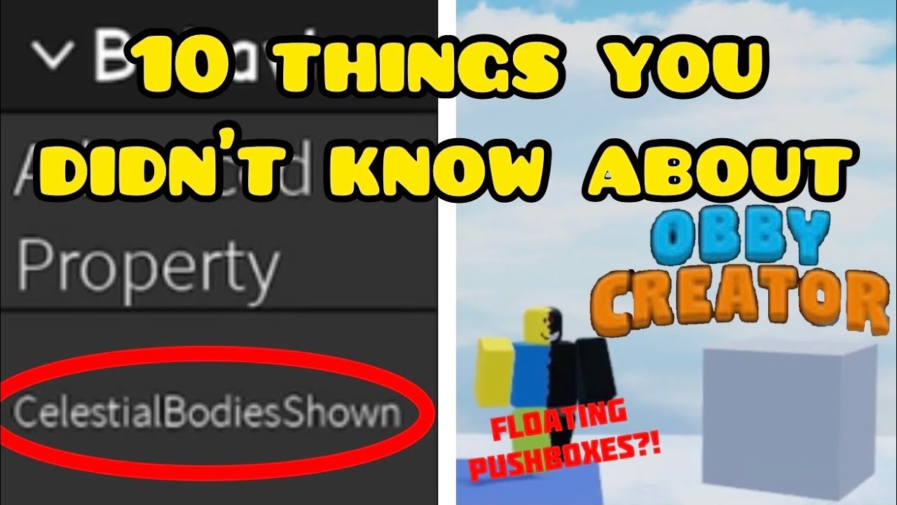 10 Things You Didn't Know About Obby Creator