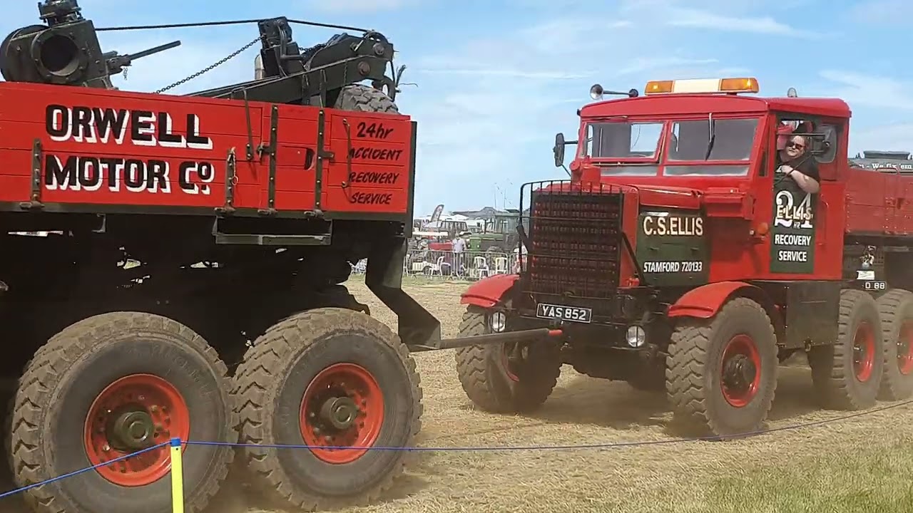 Scammell Trucks Pulling Demo at Bloxham Steam & Country Fair -  Saturday 29th June 2024 Explorer