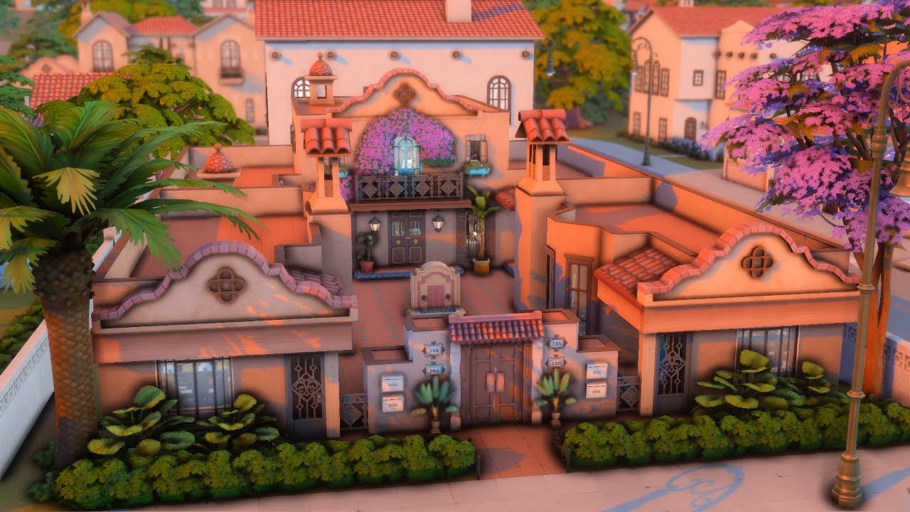 🌻 Ciudad Enamorada Houses || Sims 4 Speedbuild || No CC