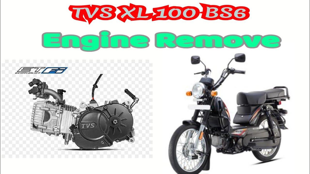 TVS XL 100 BS6 Engine Removing 