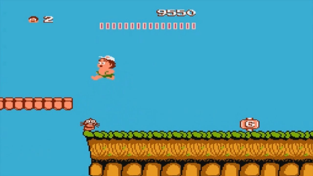 Adventure Island 1 (NES)(Full Longplay)