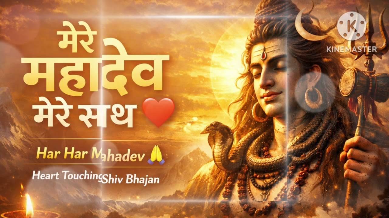 भोलेनाथ मेरे साथ | New Shiv Bhajan 2026 | Har Har Mahadev 🔱#trending video By Krishna rishi 😎🙏