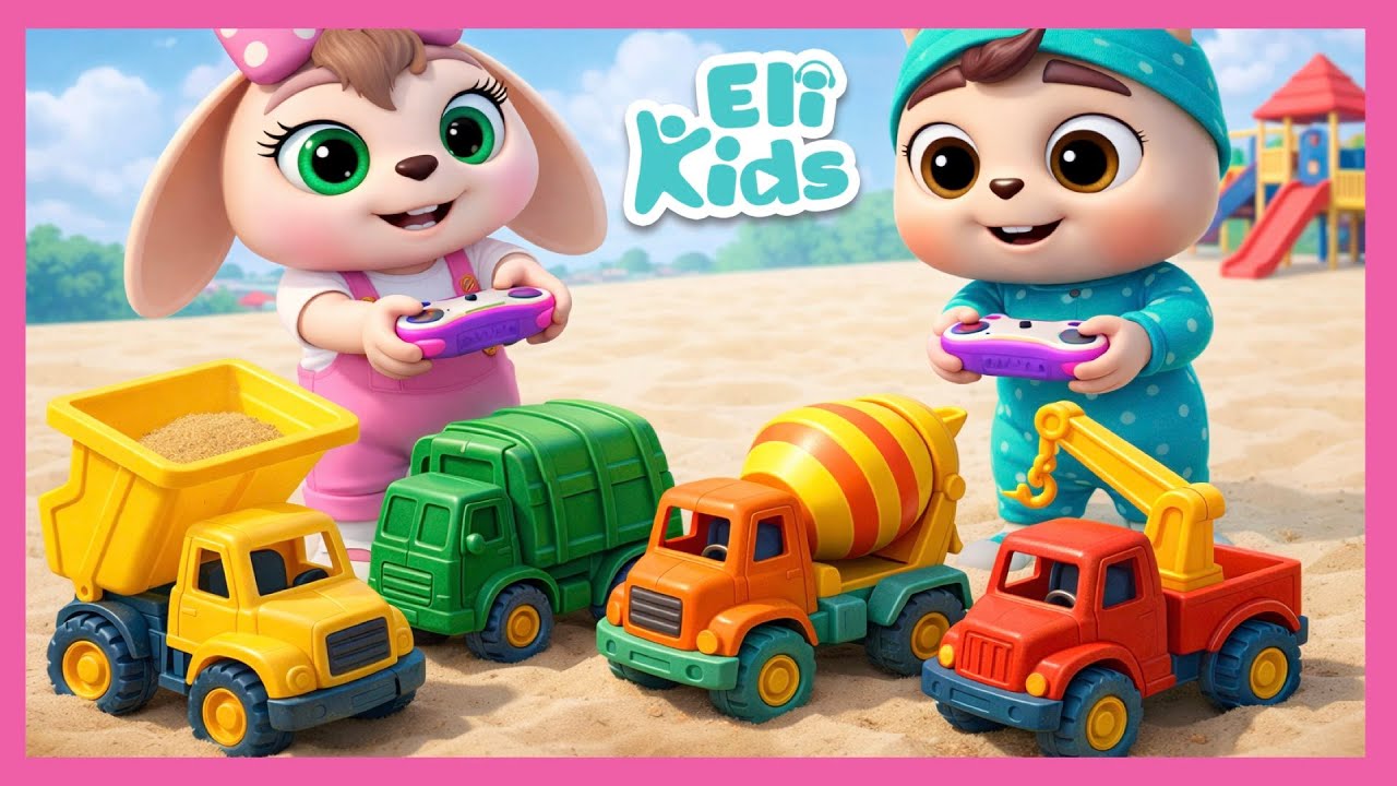 Toy Trucks Fun #3 +More | Eli Kids Compilations