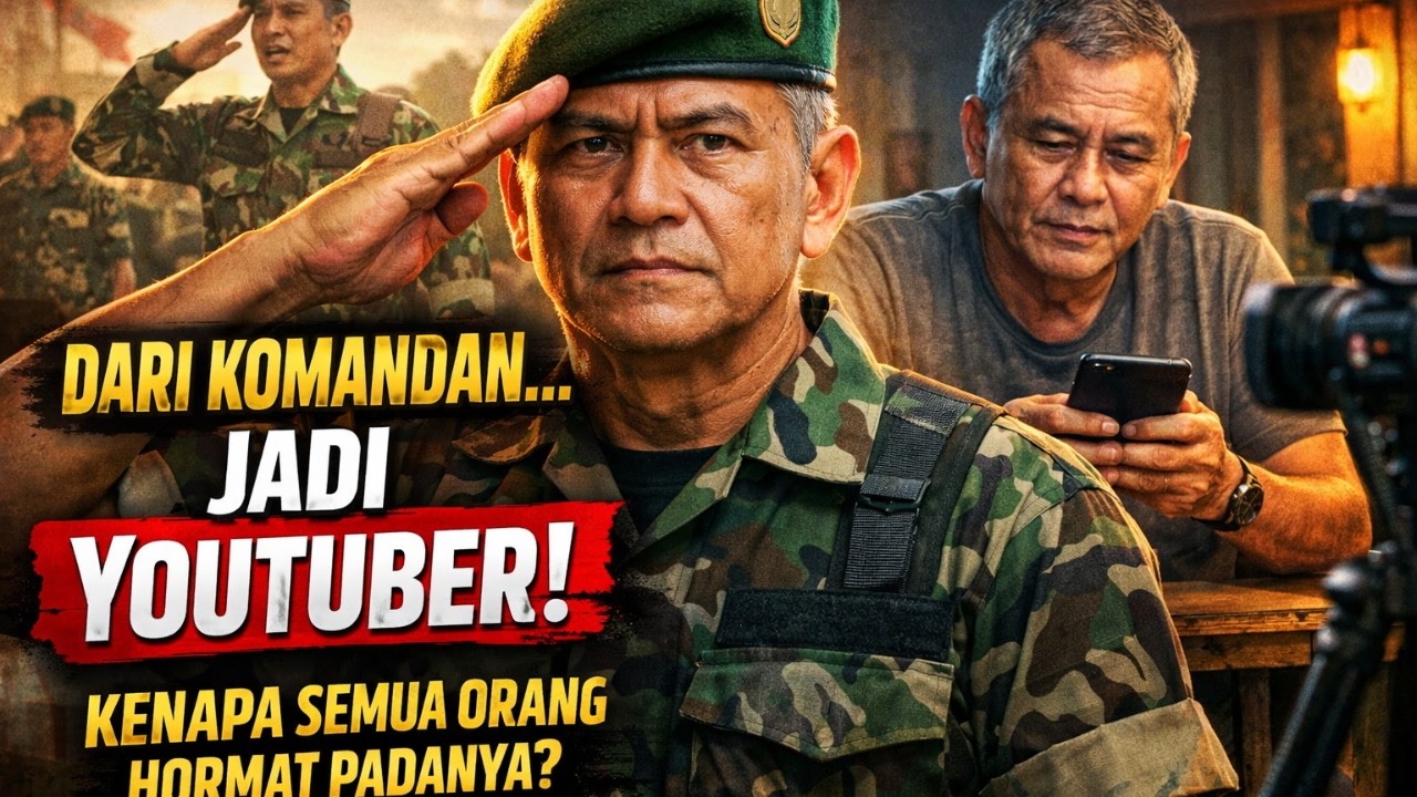 “Dulu Komandan Pasukan, Kini Jadi YouTuber! Kisah Pensiunan TNI yang Tak Mau Menyerah di Usia Senja”