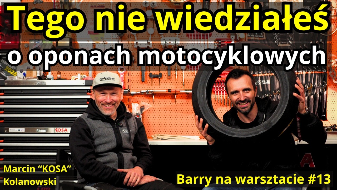 Piguła wiedzy o oponach motocyklowych! | Barry na warsztacie #13