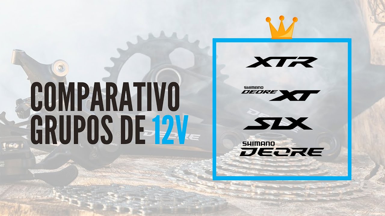 ESCOLA SHIMANO - COMPARATIVO GRUPOS DE 12V