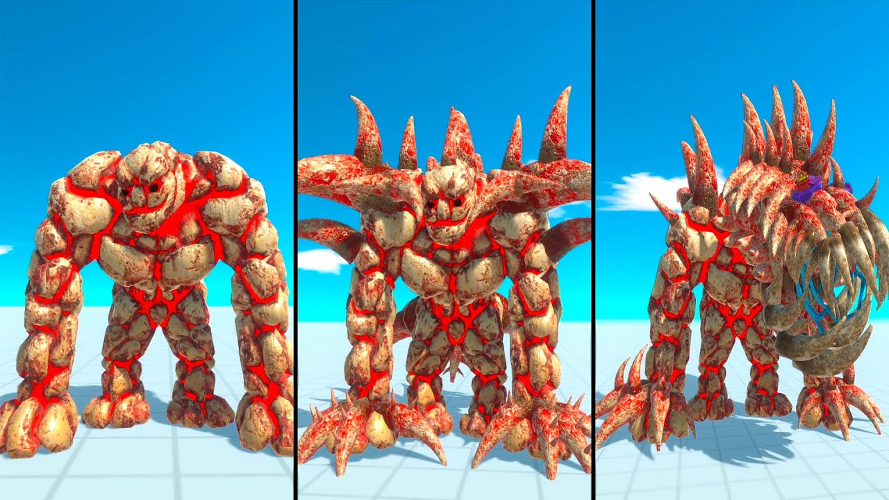 Evolution  LAVA GOLEM ► Animal Revolt Battle Simulator