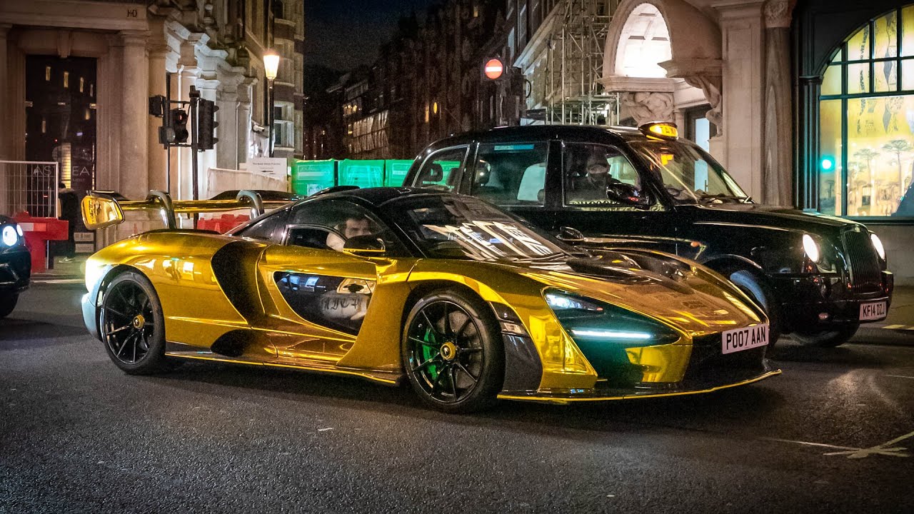 Supercars in London January 2022 - #CSATW333 [Senna, GT40, 765LT, SVJ, MSO SLR, 991 Speedster]