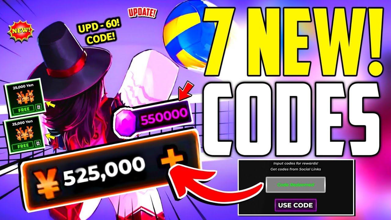 ⚠️UPDATE - 60!💥[CODE]⚠️ VOLLEYBALL LEGENDS ROBLOX CODES MARCH 2026 - VOLLEYBALL LEGENDS CODES