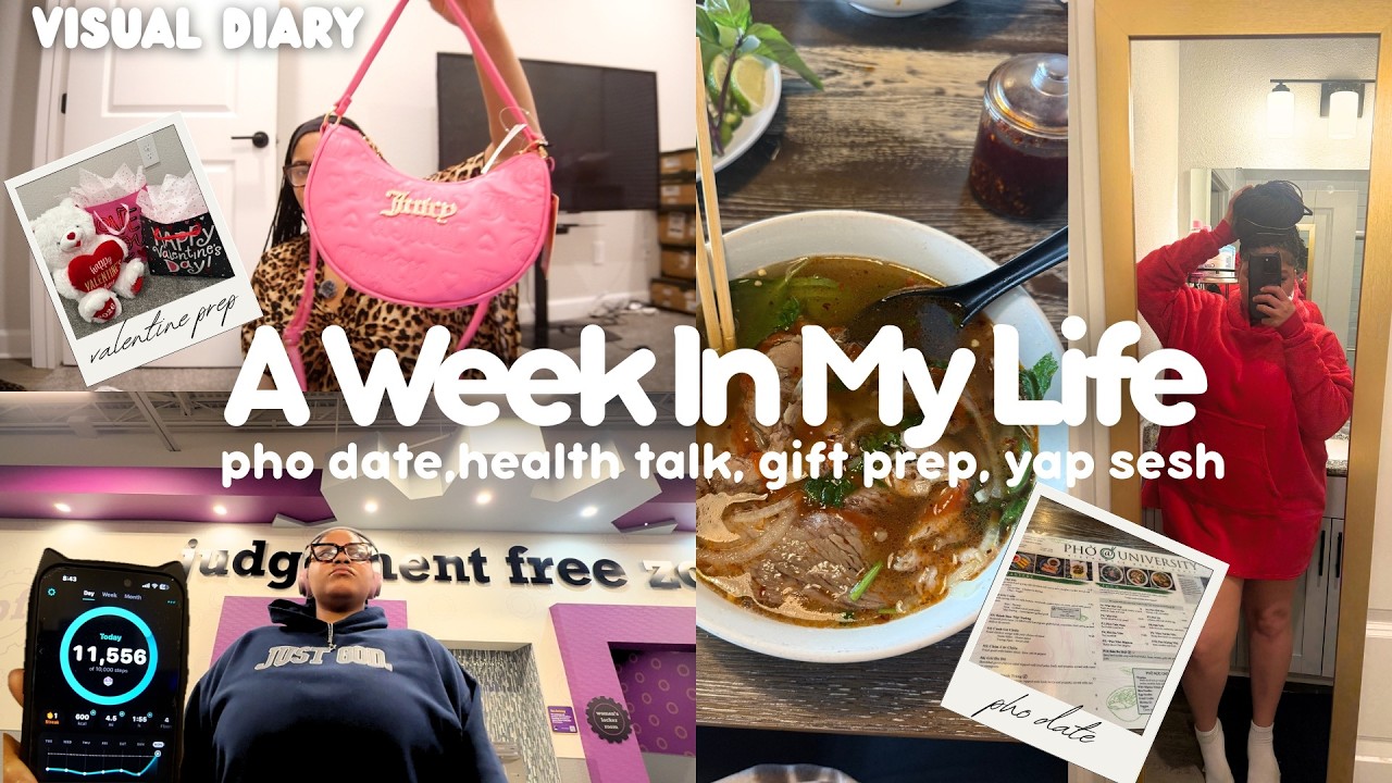 vlog ⭐︎| pho date, doing gel x for the first time, valentines day prep, health conversations & more