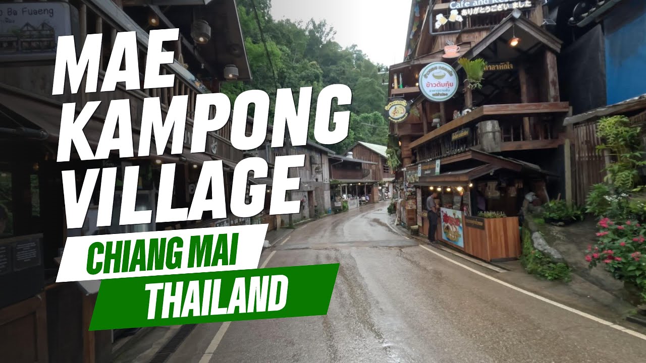 Mae Kampong Village Walking Tour in 4K | Hidden Mountain Gem near Chiang Mai | Thailand