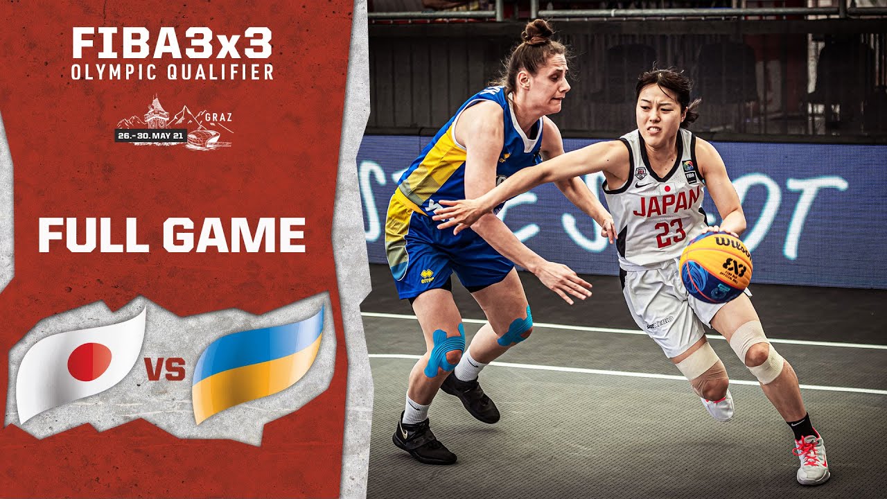 Japan v Ukraine | Women's - Full Game | FIBA 3x3 Olympic Qualifier | 3x3 Basketball