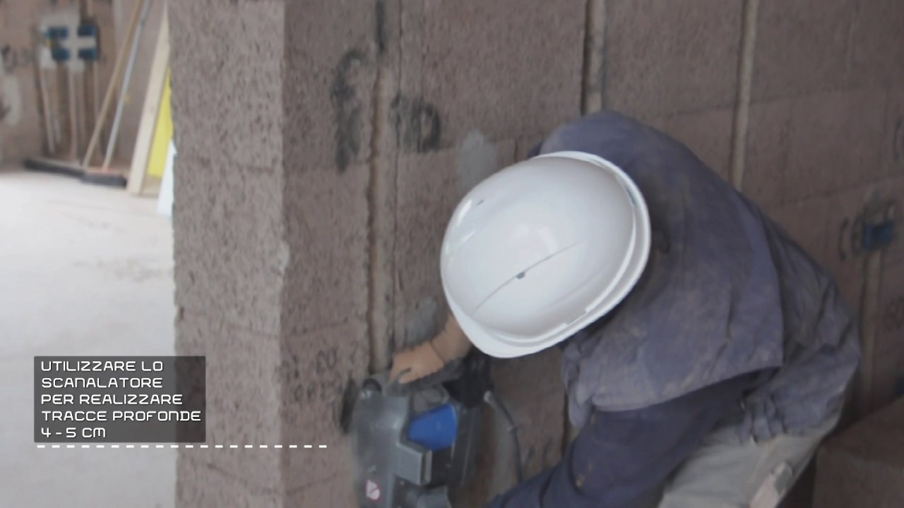 Isotex Academy - 5° Video Corso - Come realizzare le tracce nelle pareti Isotex