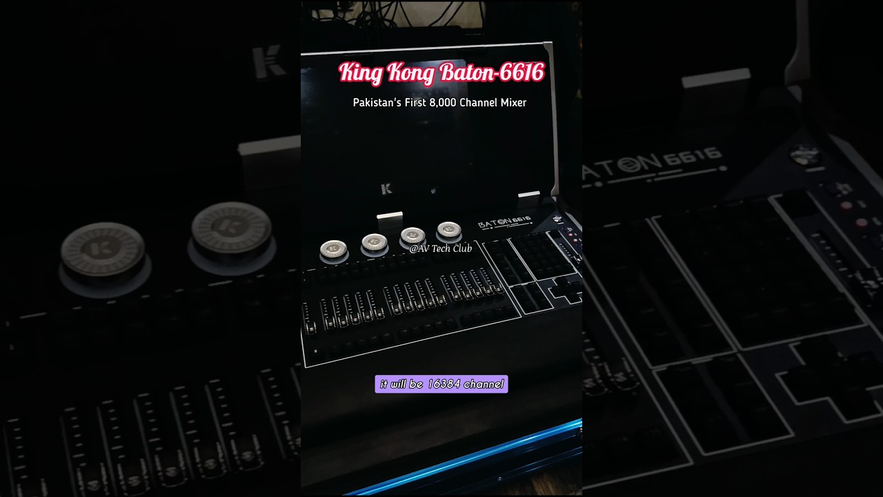 DMX King Kong Baton 6616 Lighting Console - Stage Lights Mixer Price in Pakistan 2026