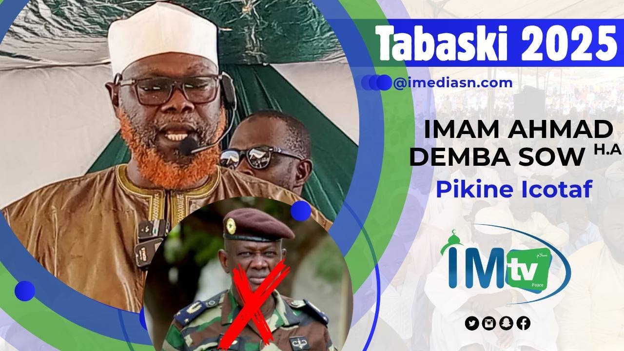 KHOUTBAH TABASKI 2025 IMAM AHMAD DEMBA SOW H.A à Pikine Icotaf