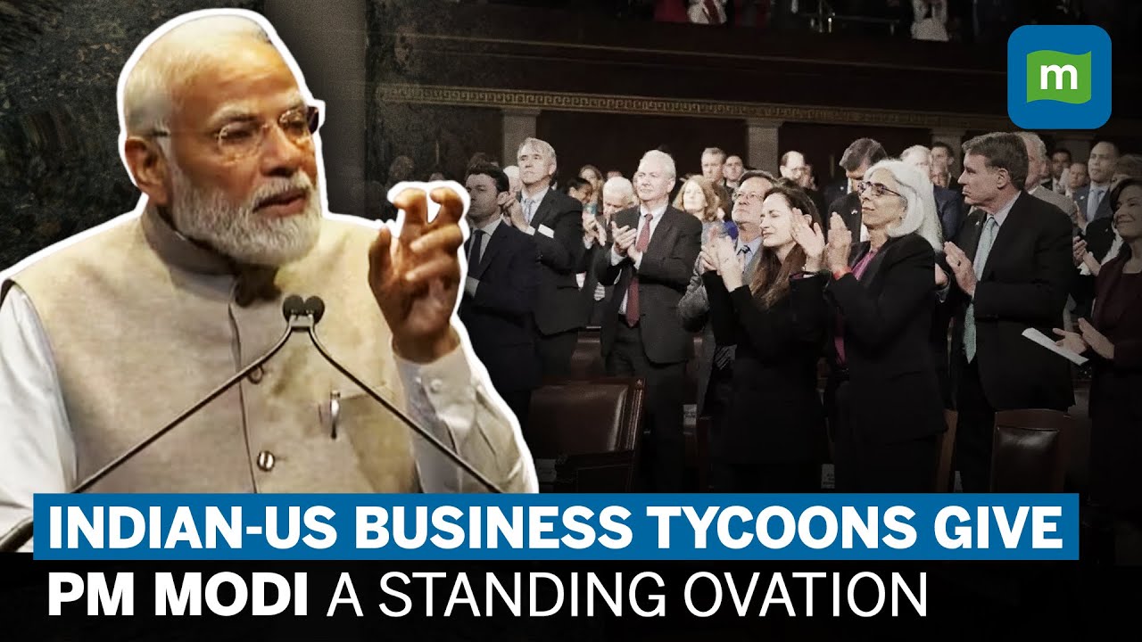PM Modi Gets A Standing Ovation While Addressing US-India Strategic Partnership Forum