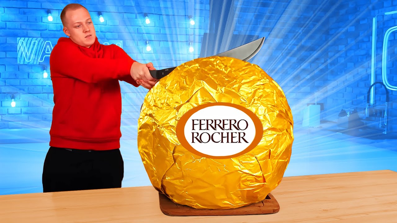 Ogromny Ferrero Rocher | Jak zrobić największy na świecie Ferrero Rocher od VANZAI