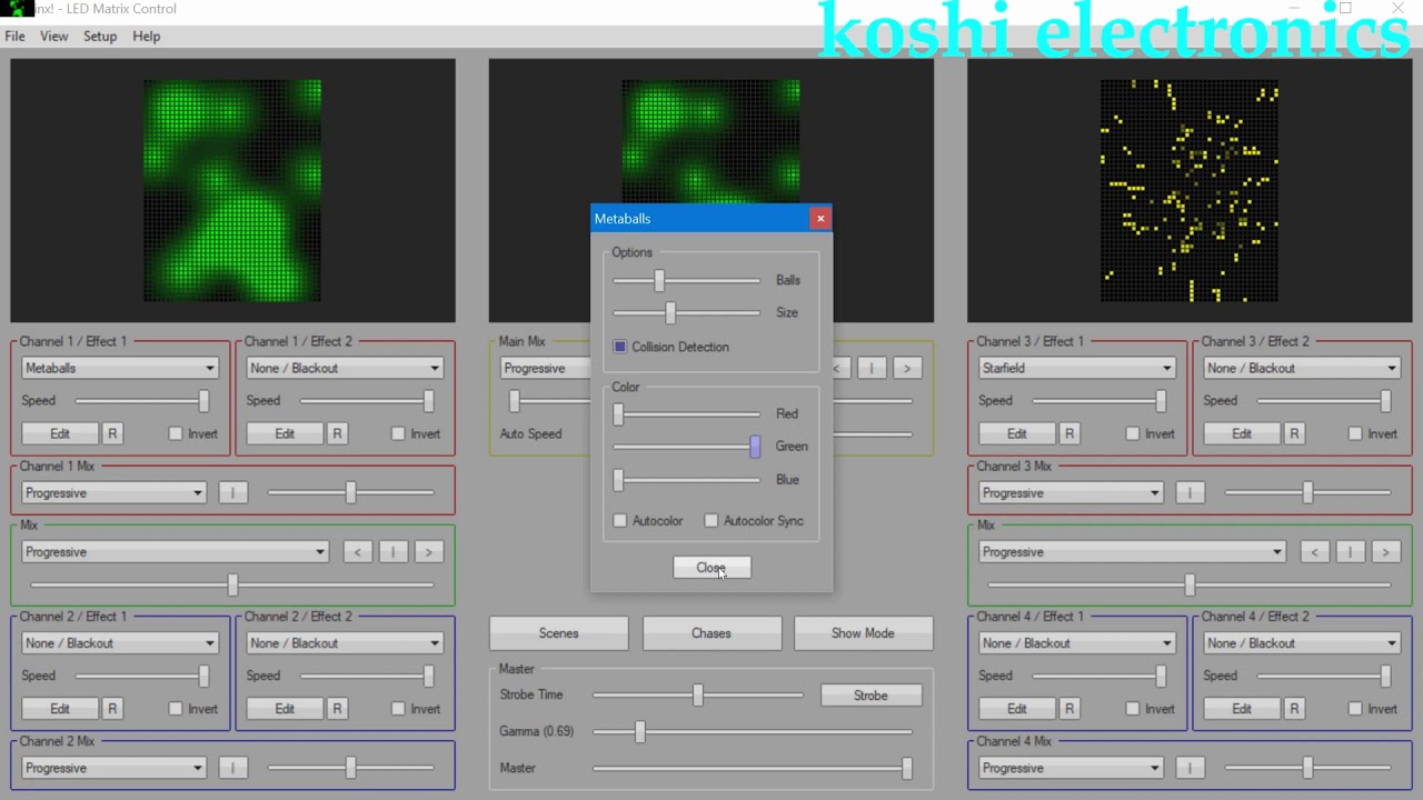 Jinix effects genearate in led edit 2014