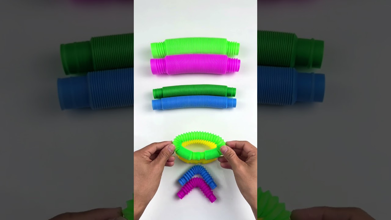 Mini Natural Crunchy POP tube #satisfyingvideos#relaxing #creative #oddasmr #insideout #asmrsounds