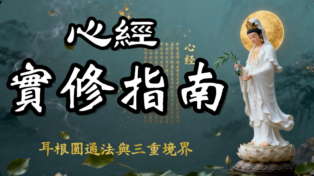 《心經》實修指南：從誦讀到耳根圓通，詳解證悟的三重境界！