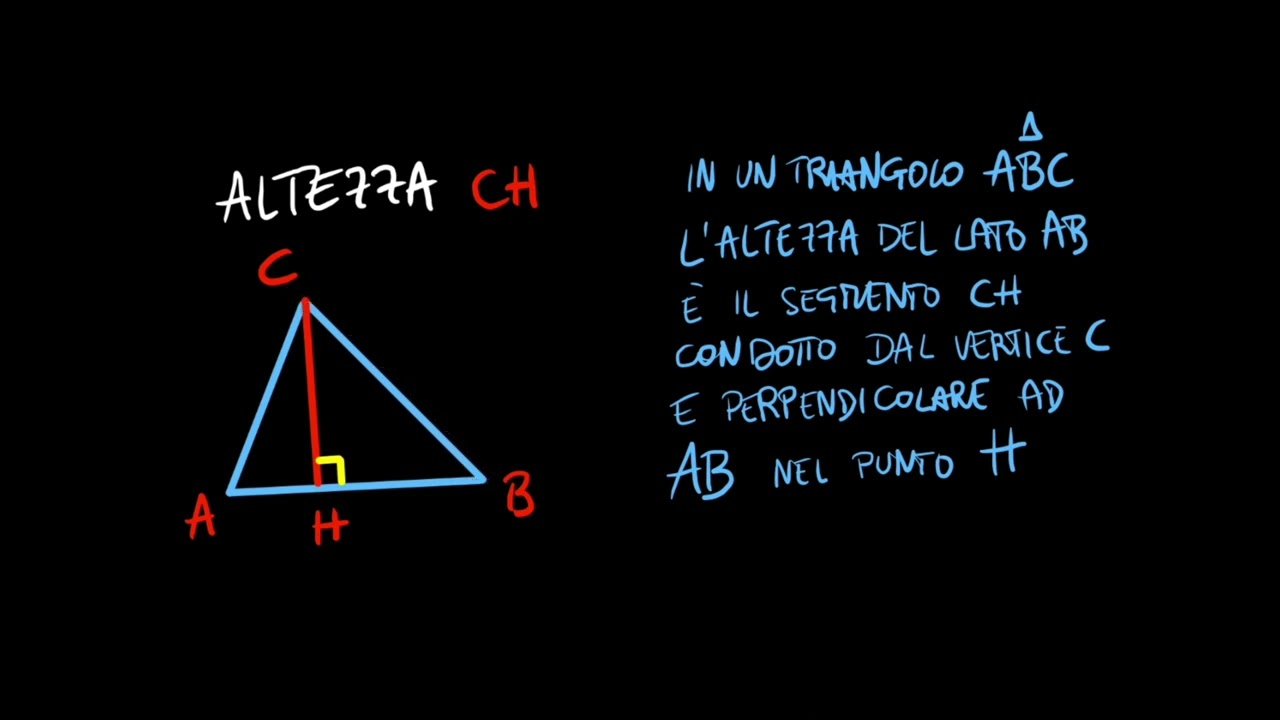 Mediane, altezze, bisettrici