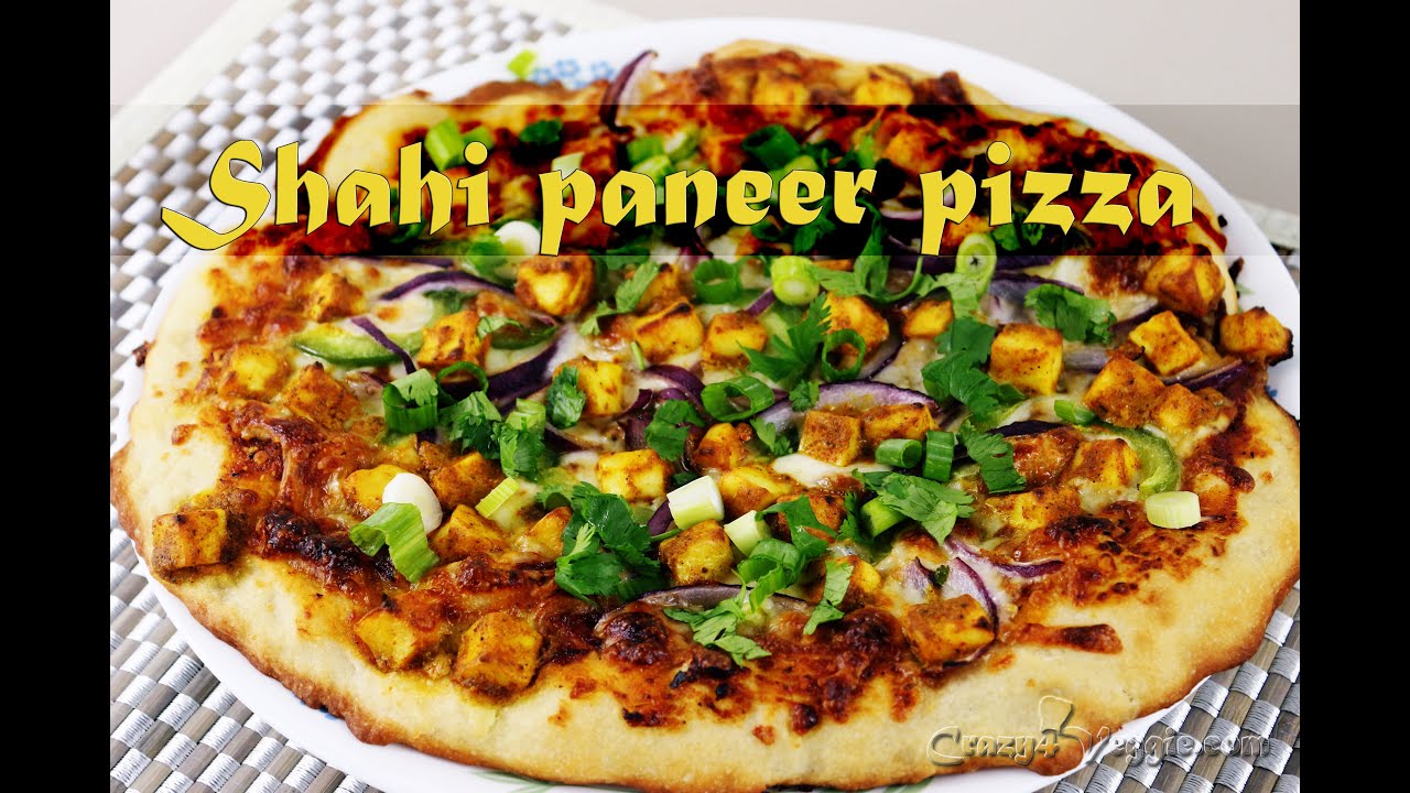 Shahi paneer pizza by crazy4veggie.com
