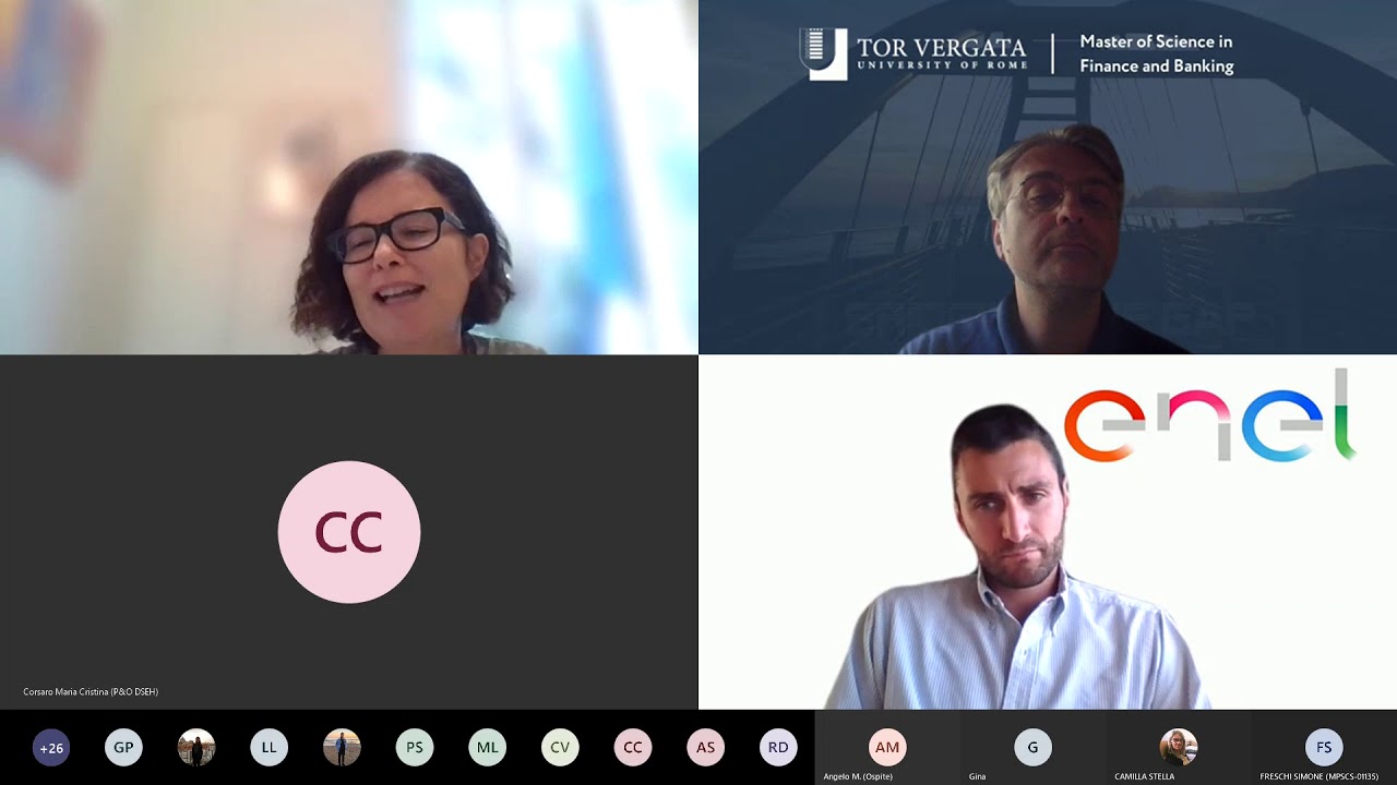 MSc Finance and Banking Tor Vergata University of Rome _ Open Day Online with Industrial Partners