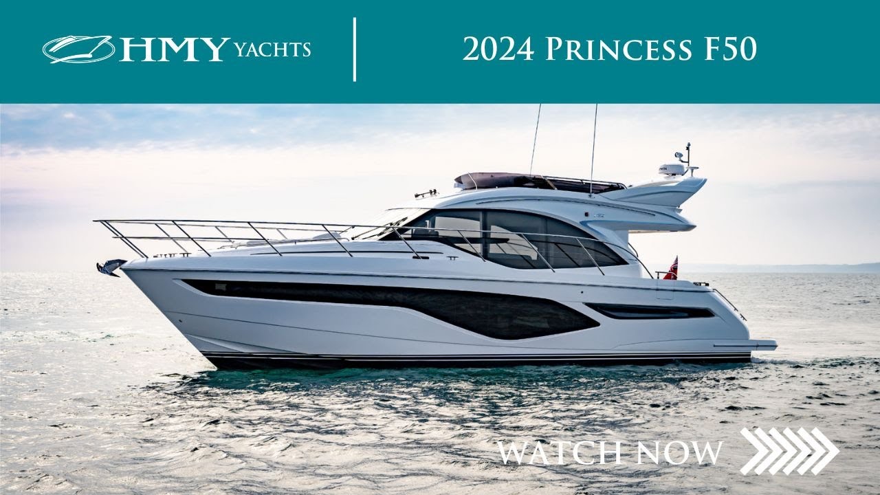 Brand-New Princess Yachts F50 Motor Yacht [Walkthrough]