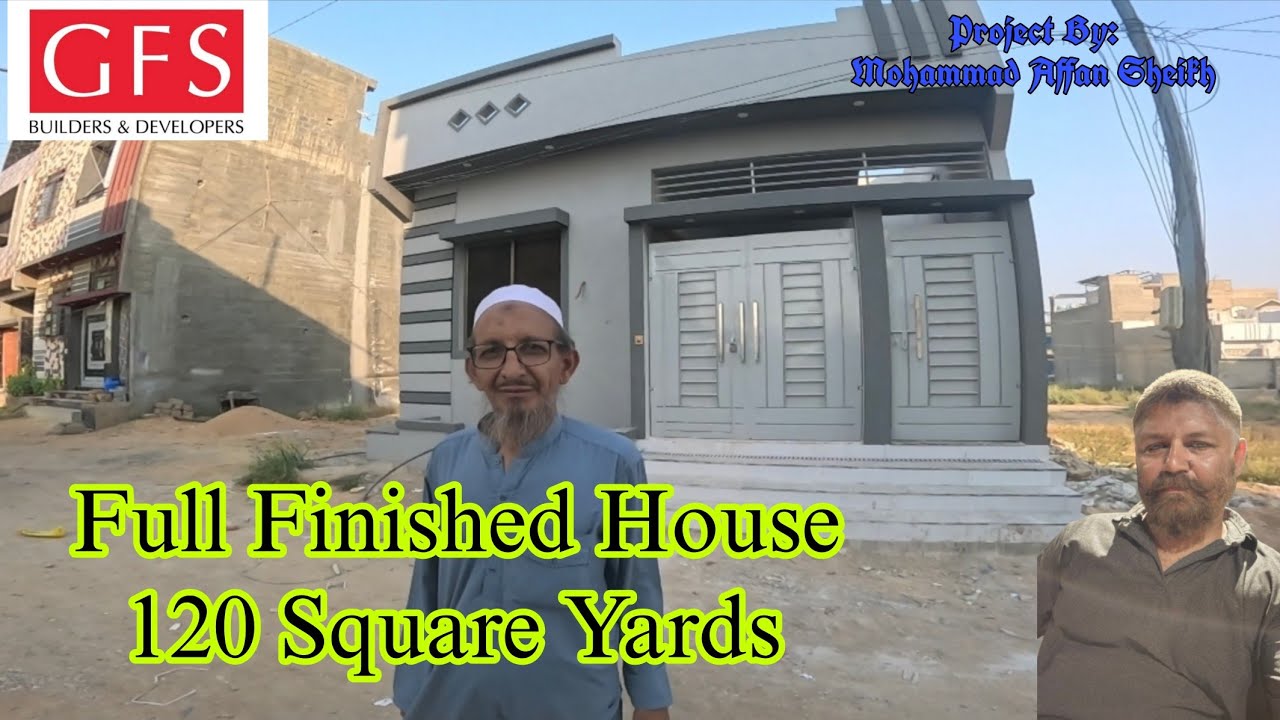 Finished House | Project 22nd | 120 Yards | North Town Residency | GFS Builders & Developers