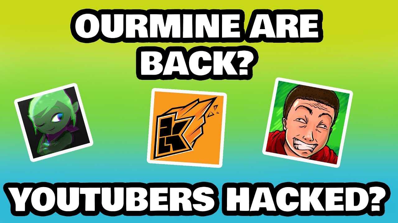 Our mine are back? Leafy, idubbz, and smithplays HACKED? (Ourmine are back prank)