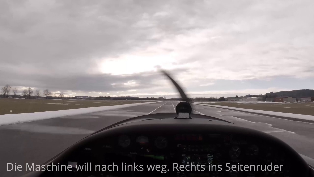 Philipp lernt fliegen. LAPL Flugstunde 8: Touch and Go mit Text
