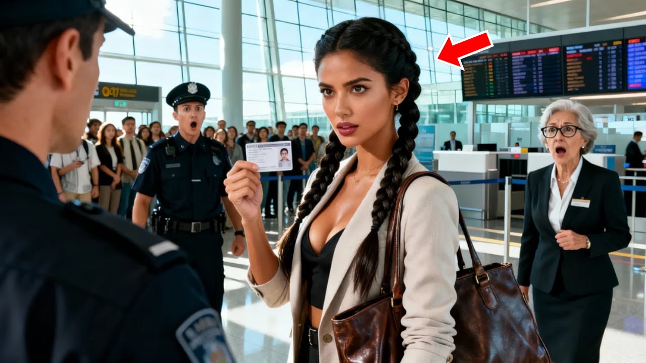 Cop Tries to Intimidate Black Woman at Check-In — Shock When She Has Federal Authority...