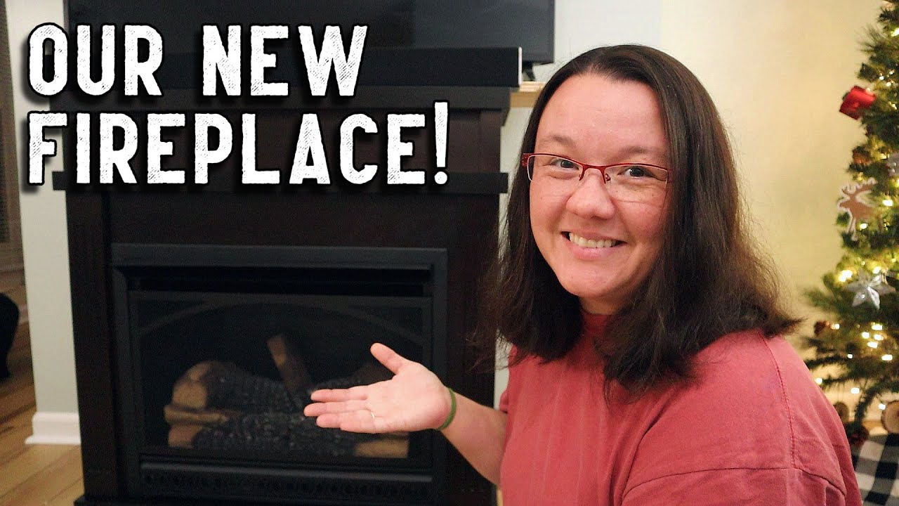 Assembling our NEW FIREPLACE for our MOBILE HOME!