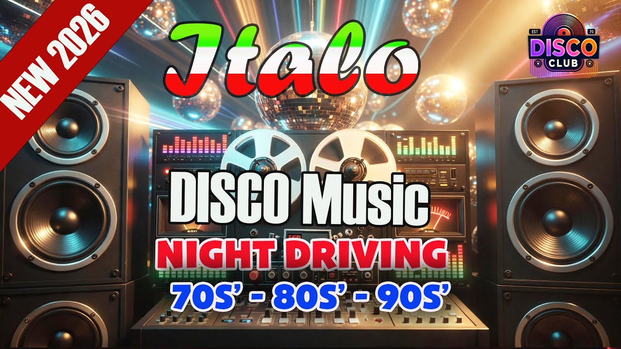 🔊 Italo Disco Driving Music &ndash; Deep Bass Night Drive Mix Best Italo Disco Mix & Eurobeat Hits for Car