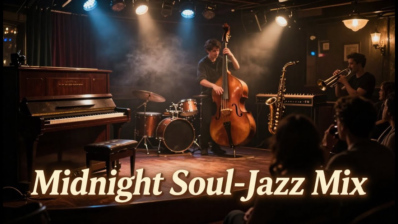 Late-Night Soul-Jazz Vibes - Silken City Currents 🎷🌙 | Soul-Jazz Instrumental Mix 2026