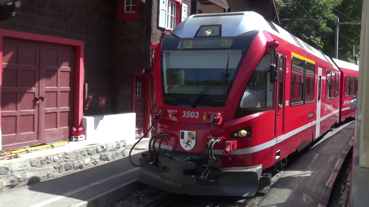 Arosabahn / Route Chur - Arosa in een Panoramewagen (2019)