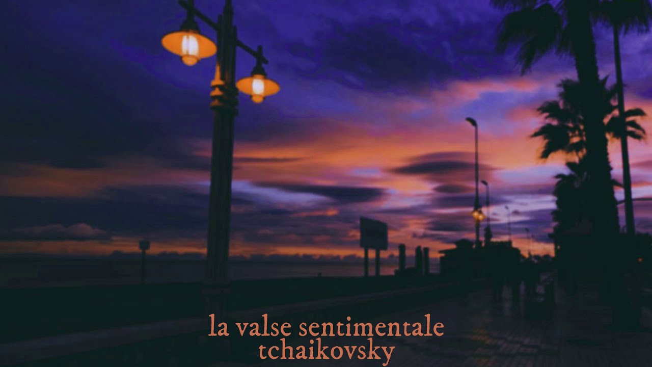 la valse sentimentale, tchaikovsky 1h (slowed + reverb + rain sound)