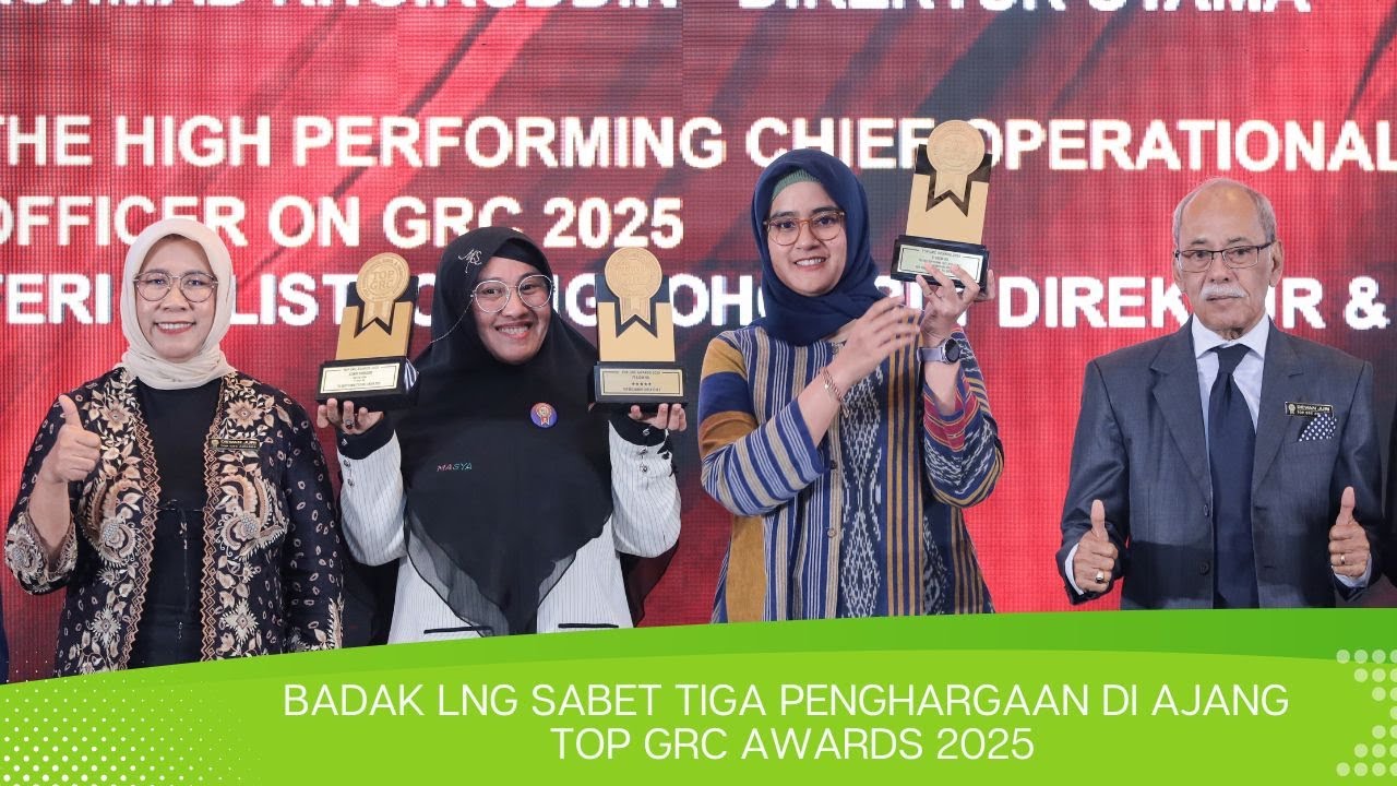 Badak LNG Sabet Tiga Penghargaan di Ajang TOP GRC Awards 2025