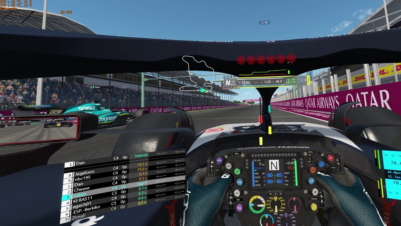 Hungarian GP F1 Race + Setup | Assetto Corsa | VRC FA23