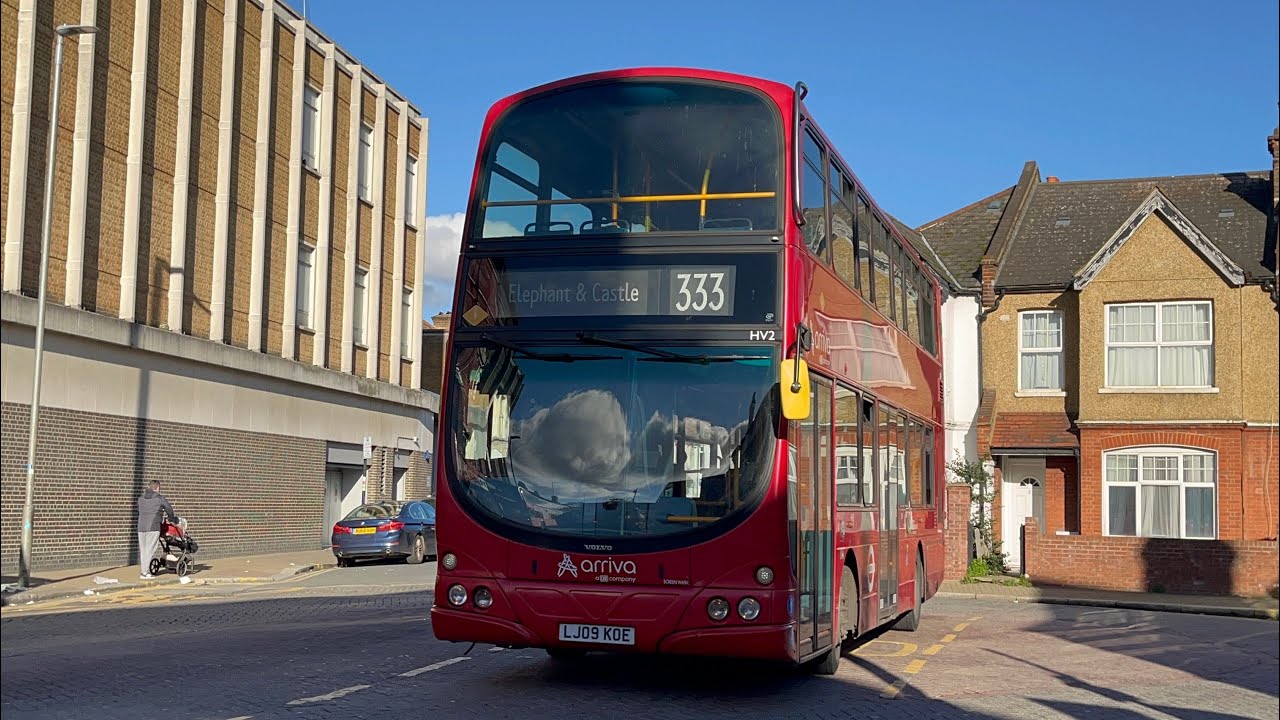 FRV. Go Ahead London Route 333. Elephant & Castle - Tooting Broadway. Gemini 2 B5LH HV2 (LJ09 KOE)