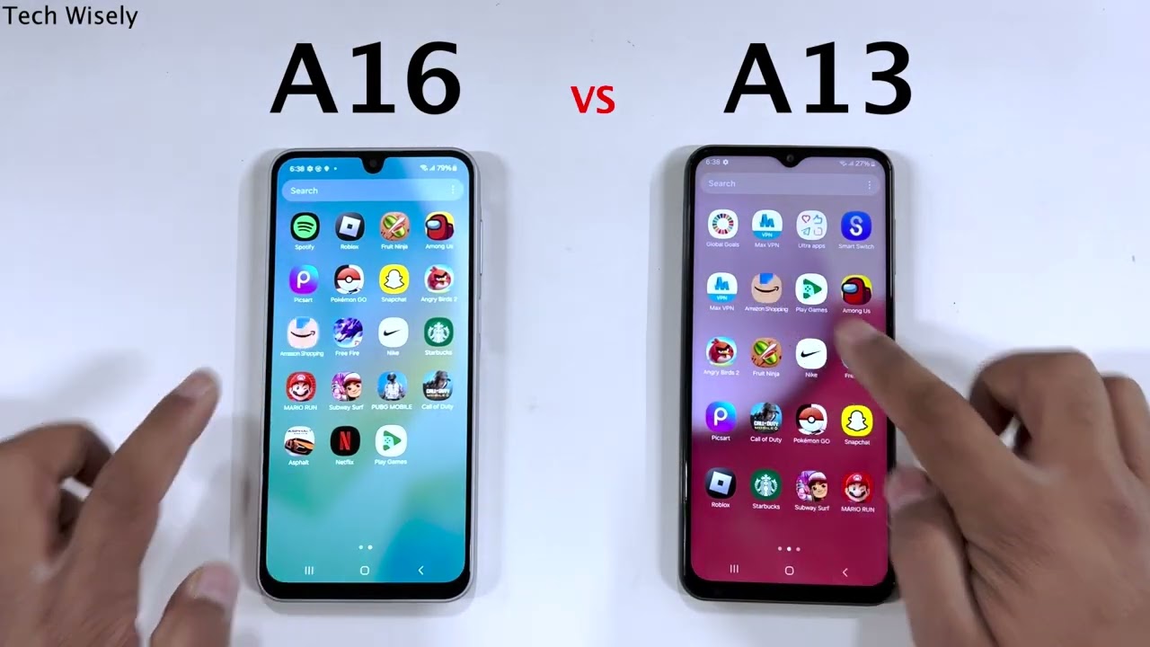 SAMSUNG A16 vs A13 - Speed Test