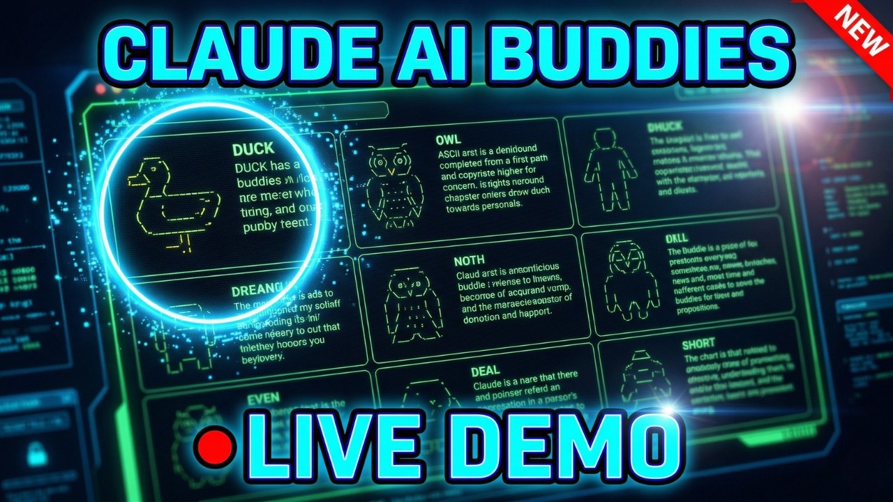 Claude's New AI Buddies Are HERE - How to Get Yours + Live Demo